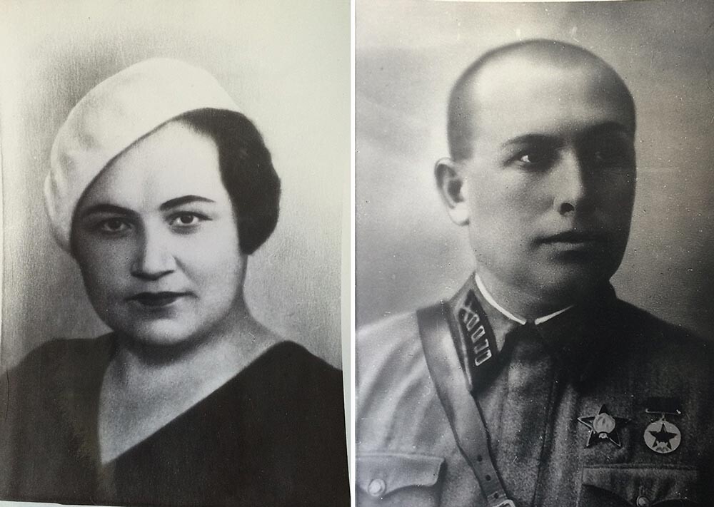 María Oktiabrskaya e Ilyá Fedótovich Riadnenko